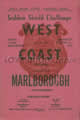 West Coast (NZ) v Marlborough 1951 rugby  Programme